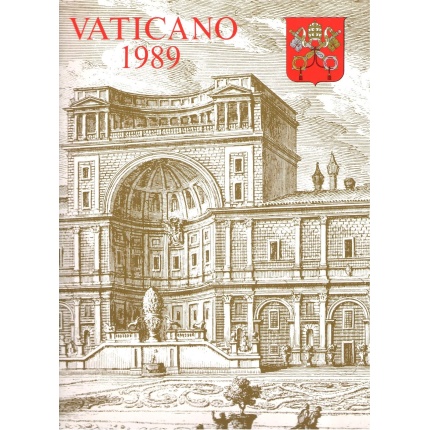1989 Vaticano , Raccolta annuale delle emissioni Filateliche - Francobolli nuovi all'interno - MNH**