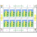 2000 EUROPA CEPT Moldavia/Moldova 1 Minifoglio 10 val "Giovani e Futuro" MNH**