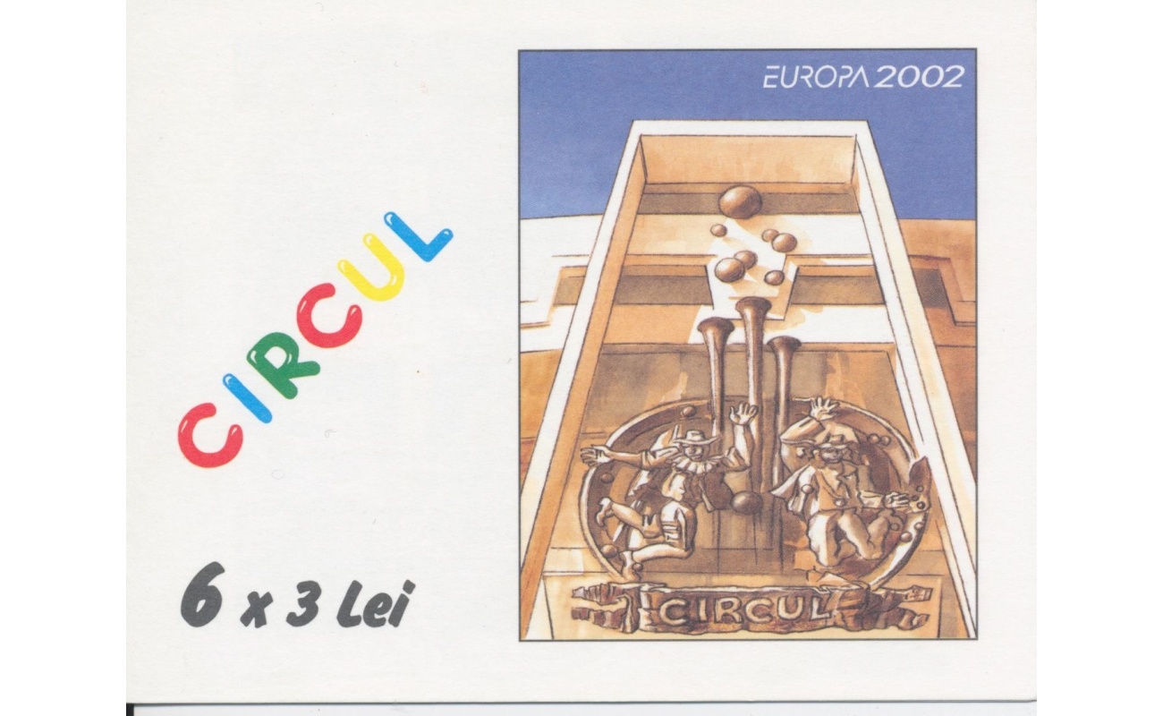 2002 EUROPA CEPT Moldavia Libretto "Circo" MNH**
