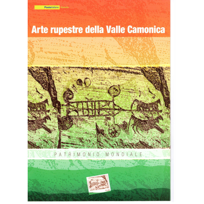 2009 Italia - Repubblica , Folder - Arte Rupestre della Valcamonica FOLDER n° 190 MNH**