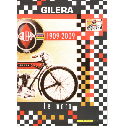 2009 Italia - Repubblica , Folder - Le Moto Gilera n° 199 MNH**