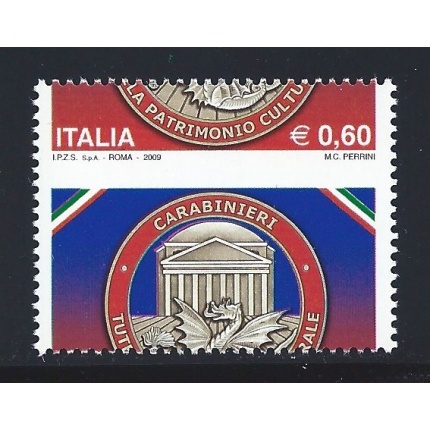 2009 Italia - Repubblica , Unificato n° 3135Ba  MNH** dentellatura orizzontale molto spostata