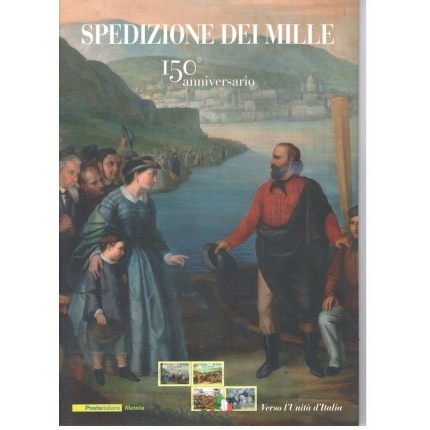 2010 Italia - Repubblica , Folder - 150° Spedizione dei Mille FOLDER n° 223 MNH**