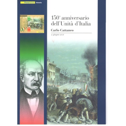 2011 Italia - Repubblica , Folder - 150° Unità d'italia - Carlo Cattan n° 265  MNH**