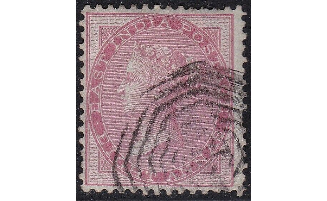 1856-64 INDIA, SG 49 8a. pale carmine Usato