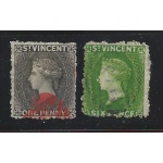 1871 ST. VINCENT - SG n° 15/16   USATI