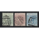 1882 ANTIGUA - SG n° 21/23  3 valori USATI