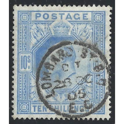 1902 GRAN BRETAGNA - Stanley Gibbons n. 265 - 10 scellini Edoardo VII - USATO
