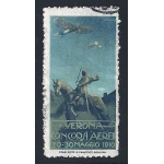 1910 Verona Concorso Aereo Vignetta policroma