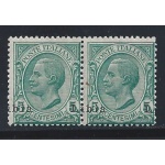 1912 LIBIA, n° 3o  COPPIA  MLH* VARIETA'