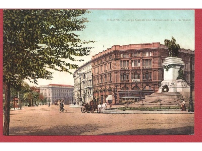 1920ca. Milano, Largo Cairoli  NUOVA - SCRITTA AL VERSO