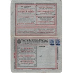 1922-23 REGNO, BLP n° 16+8 SU BUSTA SPECIALE NUOVA - COMPLETA