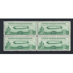 1933 Stati Uniti, Posta Aerea n 18 , Dirigibile Zeppelin , MNH** QUARTINA