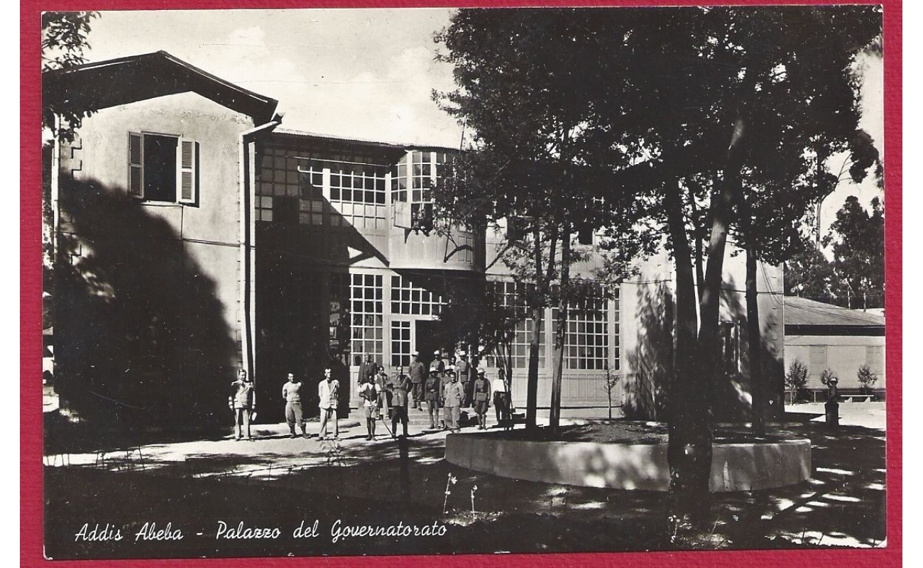 1939 Etiopia, Palazzo del Governatorato affrancata con il 25 cent. verde n° 3