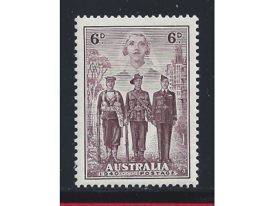 1940 AUSTRALIA, n° 139 Truppe australiane 6p. bruno MLH/*