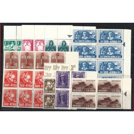 1941-46 SUDAFRICA  , SG n° 88/96  MNH/**  4 serie