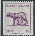 1944 Luogotenenza - Lupa n° 515 ND verticalmente SENZA GOMMA