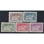1945 CORALIT, n° 8/12 Ciclista su carta geografica MNH **