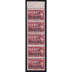 1946 SAN MARINO, Espresso n° 6e COPPIA NON DENTELLATA AL CENTRO MNH/**