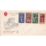 1949 TRIESTE A - n° 35/38 Biennale di Venezia - VENETIA NON VIAGGIATA