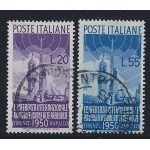 1950 Italia - Repubblica n° 623/624 Radiodiffusione serie usata