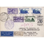 1952  Primo volo KLM da Amsterdam a Santiago