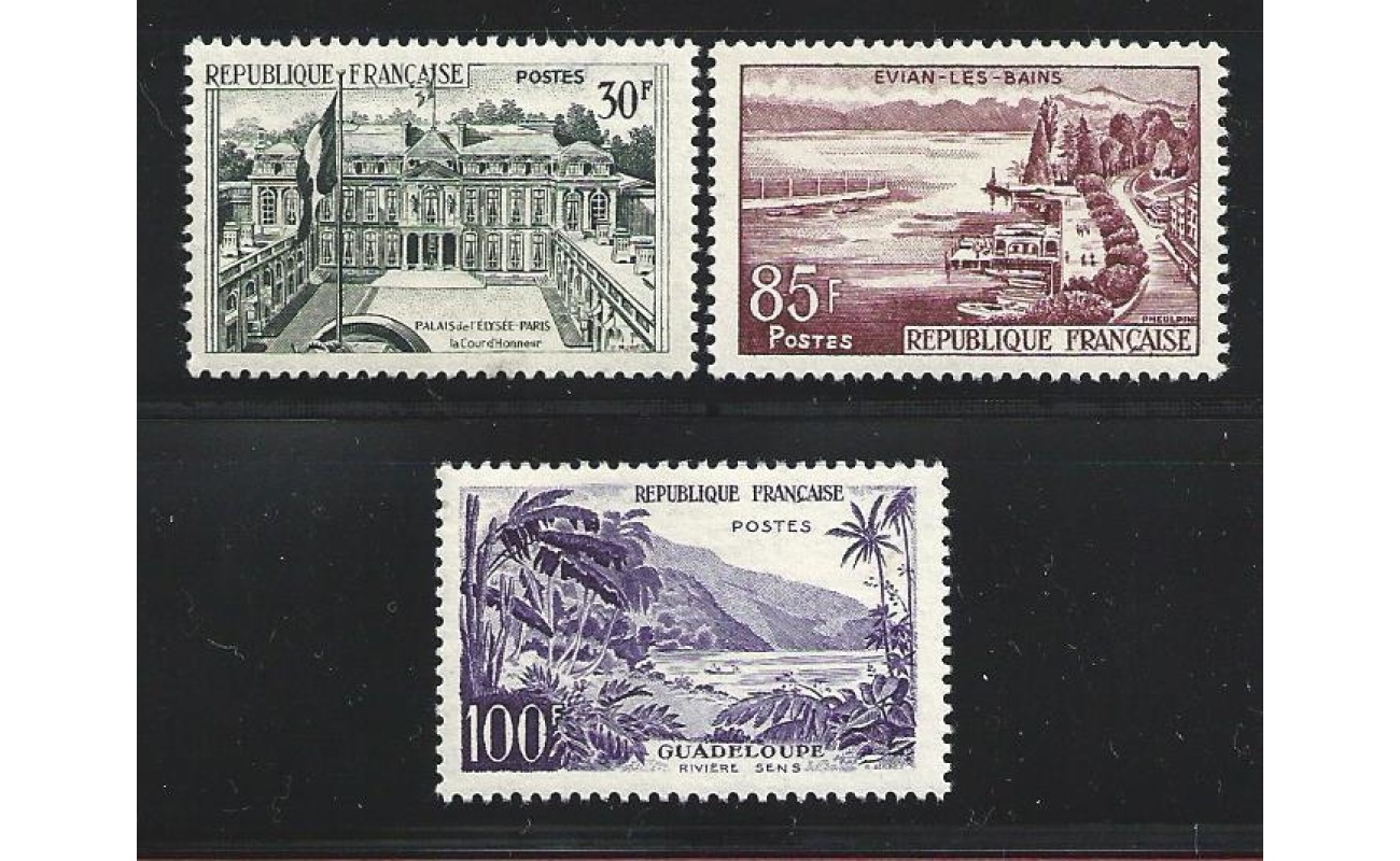 1959 FRANCIA   - n° 1192/1194 Turistica 3 valori MNH/**