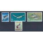 1967 Tailandia - SG 557-560 PESCI 4 valori MNH**