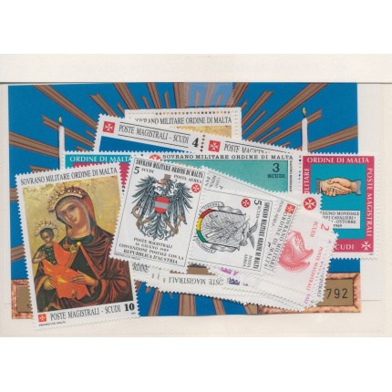 1989 Smom, Annata completa , francobolli nuovi , 31 valori + 2 Foglietti -  MNH**