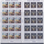 1993 EUROPA CEPT Moldavia 2  Minifogli "Arte Contemporanea" MNH**
