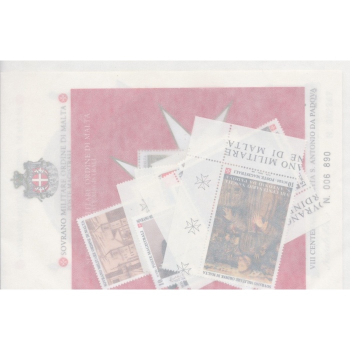 1995 Smom, Annata completa , francobolli nuovi , 15 valori + 2 Foglietti - MNH**