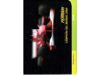 2001 Italia - Repubblica , Folder Francobolli - Ferrari Campioni del Mondo 2000 -  MNH**