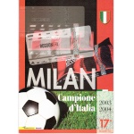 2004 Italia - Repubblica ,  Folder Milan Campione d'Italia , MNH**