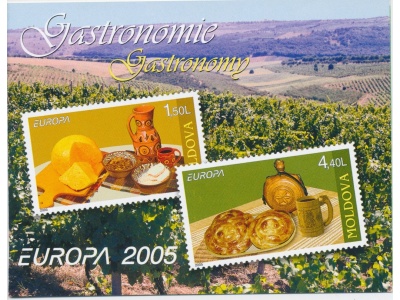 2005 EUROPA CEPT Moldavia Libretto Gastronomia  MNH**