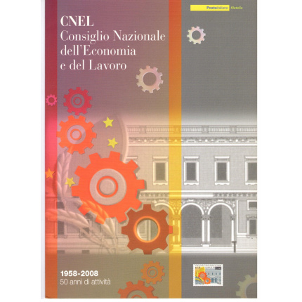 2008 Italia - Repubblica , Folder - 50° del CNEL n° 168  MNH**