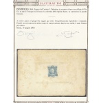 1866 Stato Pontificio, SAGGIO DELPIERRE Certificato Raybaudi ORO  RARITA'
