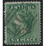 1884 ANTIGUA - SG n° 29  6d. deep green USED