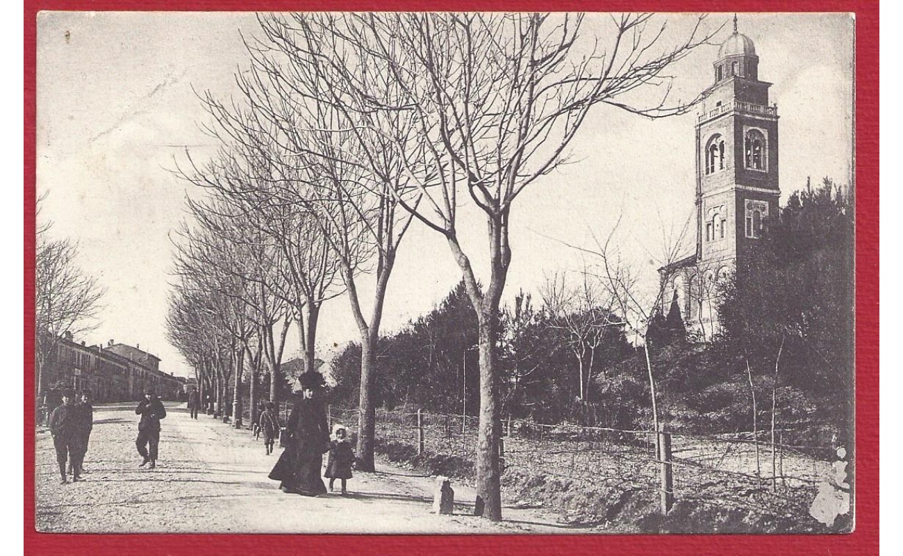 1917 CASOLI, Cartolina postale - La passeggiata VIAGGIATA