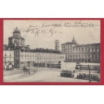 1917 TORINO, Piazza Castello e Palazzo Reale VIAGGIATA