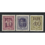 1918-19 Trentino Alto-Adige, 'TAXE'  BZ3/24  BZ3/28  BZ3/29  3 valori MLH/*