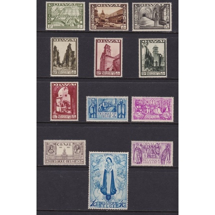 1933 Belgio - Catalogo COB n. 363/374 - 12valori -  'Grande Orval' - MNH**
