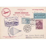 1936 AUSTRIA , Vienna - Sopron Cartolina Speciale Muller 208