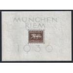1936 GERMANIA REICH - BF n 6 - Corsa ippica 'Nastro bruno' - MNH**
