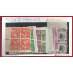 1938-43 Stati Uniti, n° 519/620  30 valori  */** QUARTINA