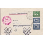 1938 GERMANIA/DEUTSCHLAND, Luftschiff LZ 130 Si 456 Sudetenland Fahrt