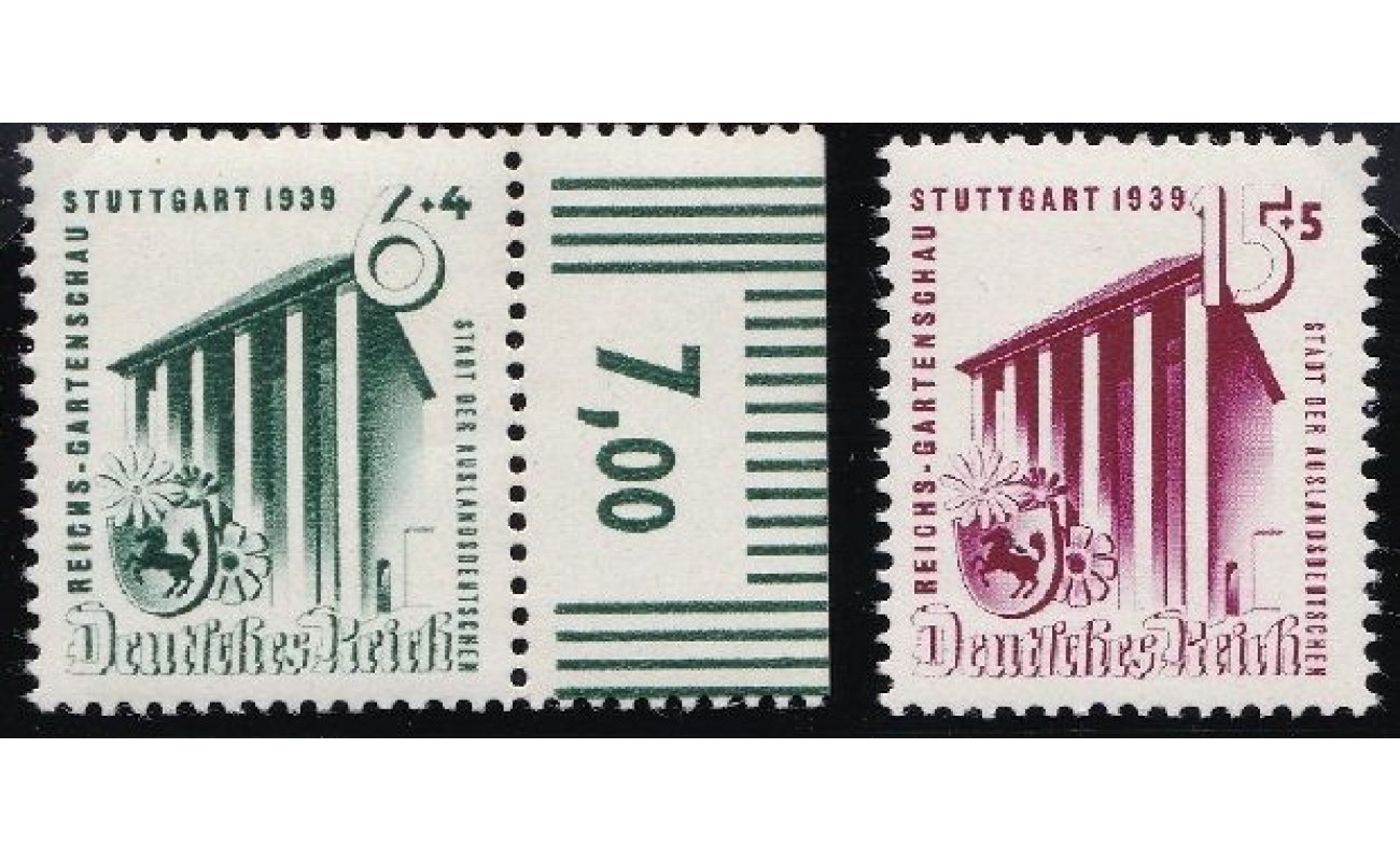 1939 Germania , n° 633/634 MNH/**