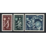 1939 Lituania - n° 370/372  3 valori  MNH/**