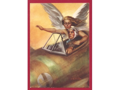 1942 Cartolina - Arma aeronautica n° 44, Illustratore Edoardo Maria Vardaro NUOVA