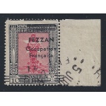 1943 FEZZAN - Pittorica n. 3df   1fr su 10c. USATO  Sigla A.Diena - Bolaffi