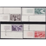 1949 FRANCIA   - Posta Aerea 24/27 - Vedute 4 valori - MNH**